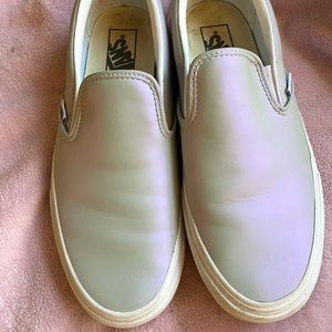 🌈Iridescent•Rainbow•Holo🌈 Vans Slipons